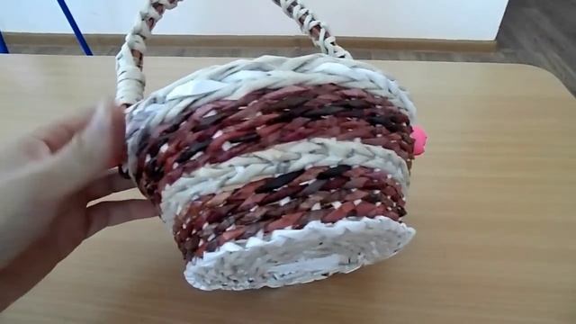 корзина из газетных трубочек обзор смотреть онлайн
