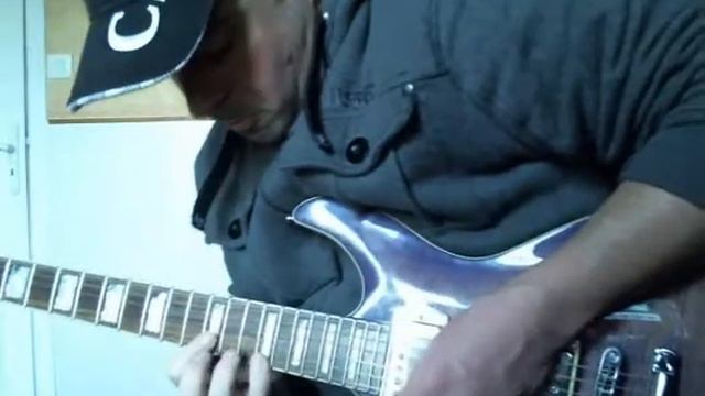 Wasting Love guitar solo cover (Iron Maiden) смотреть онлайн