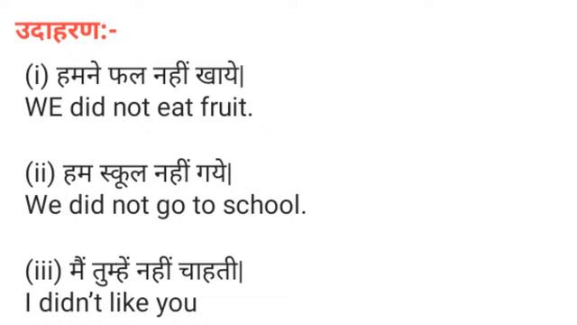 Past Indefinite Tense/Tense/English Grammar /Negative Sentence/ смотреть онлайн