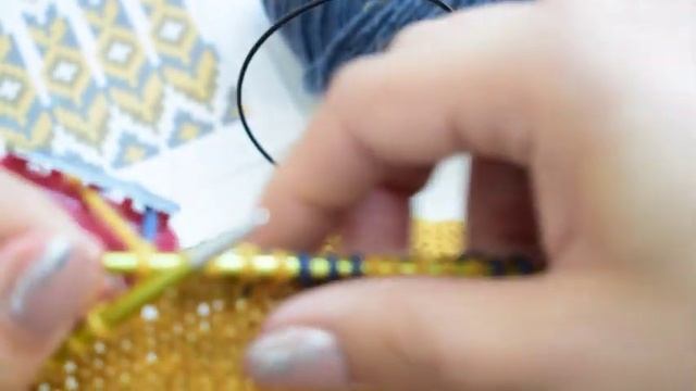 ЖАККАРД БЕЗ ПРОТЯЖЕК!!! С наперстком для жаккарда и без него. смотреть онлайн