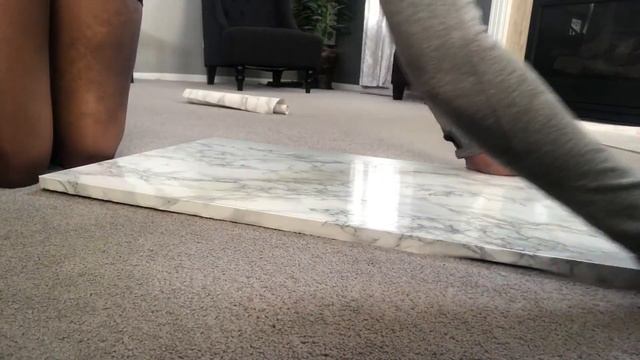 DIY MARBLE VANITY DESK | How to | смотреть онлайн