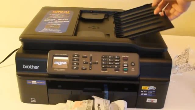 Brother MFC-J475DW All-In-One Printer Scanner Copier Fax смотреть онлайн