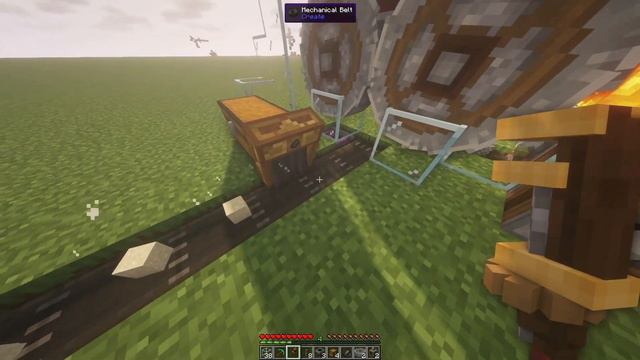 Minecraft Create Mod Tutorial - How to Make a Gold Farm Ep 20 смотреть онлайн