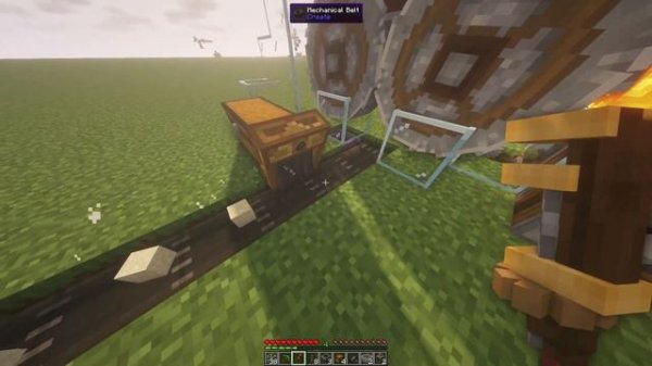 Minecraft Create Mod Tutorial - How to Make a Gold Farm Ep 20