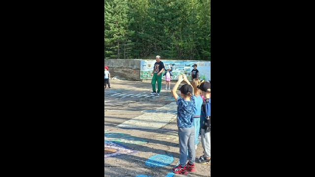 Утренняя гимнастика на свежем воздухе смотреть онлайн