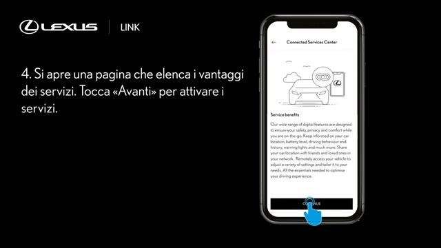 Instruzioni Lexus LINK App – Connected Services (Italiano) смотреть онлайн