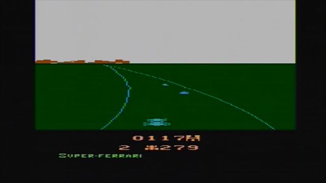 Super-Ferrari (1983) - Atari 2600 - Gameplay - Bei jeder Wetterlage смотреть онлайн