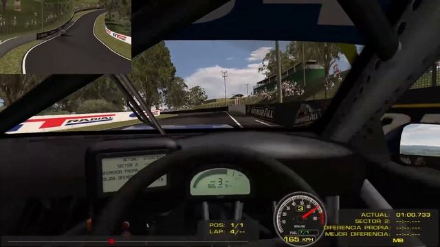rFactor - Ford Falcon v8 Supercar - Bathurst смотреть онлайн