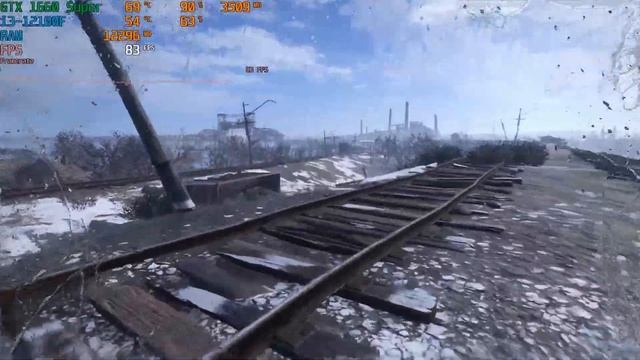 GTX 1660 Super + I3-12100F тест фпс в Metro Exodus на всех настройках графики смотреть онлайн