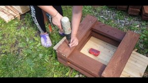 Деревянное кашпо своими руками