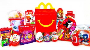 Набрала 15 КРАСНЫХ СЮРПРИЗОВ Хэппи Мил Пони Киндер Тачки Балерины и Котики