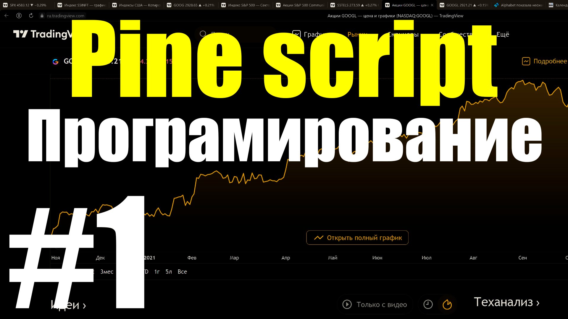 Программирование на Pine Script #1 смотреть онлайн