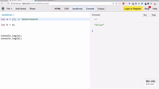 PASV: 10. JavaScript. Данные: Примитивные и по ссылке (Primitives and Reference) смотреть онлайн