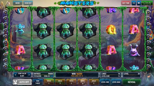 New game! Monsters (RiverSweeps Sweepstakes game) смотреть онлайн