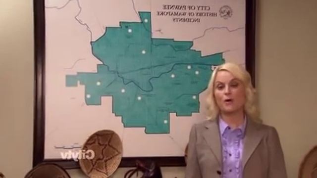 Parks and Recreation - Map of Pawnee atrocities against the indians смотреть онлайн