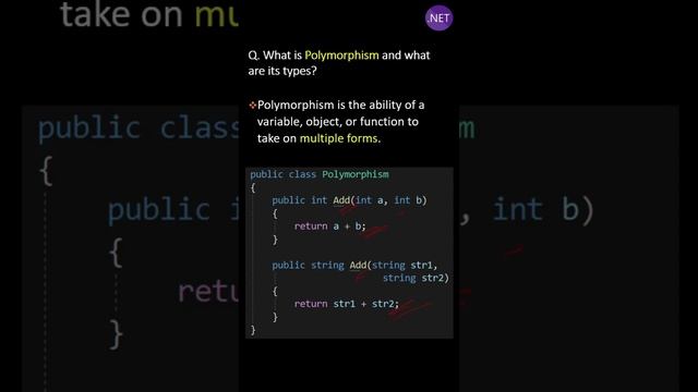 What is Polymorphism and what are its types ? смотреть онлайн