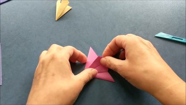 Origami toys | Игрушка из бумаги | Космический корабль оригами | 摺紙宇宙飛船.折り紙宇宙船. смотреть онлайн