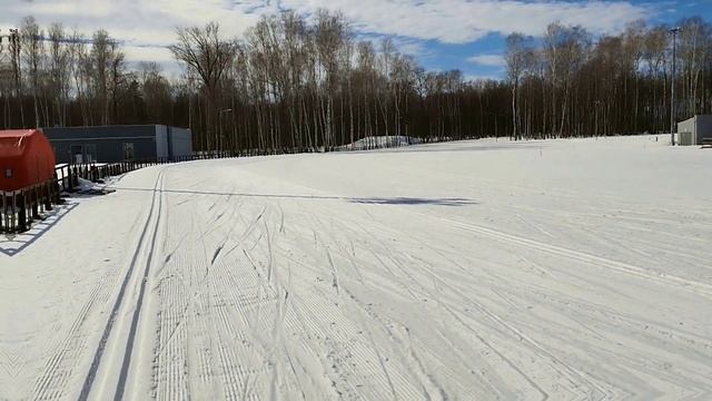 Покажу недавно открытый лыжно-биатлонный комплекс (поселок Мирный) в Казани. Катался там 15 марта 2 смотреть онлайн