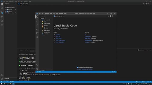 How to create a react native app and basic requirements to get started || GKRam смотреть онлайн