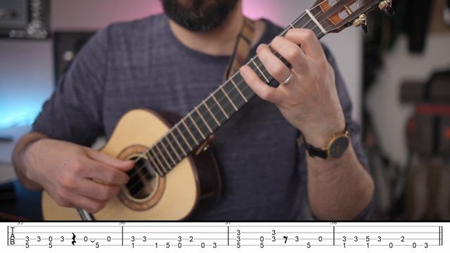 Sweet Dreams - Eurythmics | Ukulele Fingerstyle Tab | Advanced смотреть онлайн