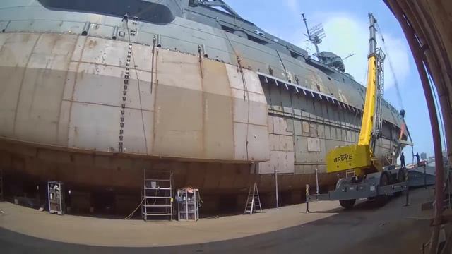 Battleship Texas: Shipyard Time-Lapse May 23-30, 2023 смотреть онлайн