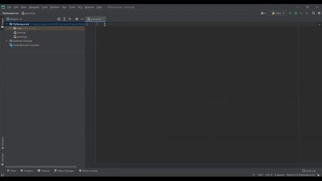 4. Writing the First Code | opening new project | Series :- Python For Beginners смотреть онлайн