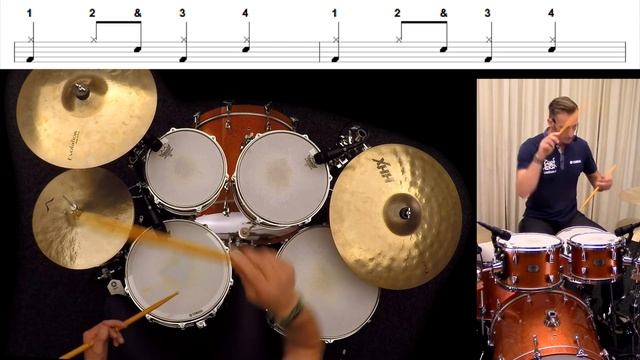 Leren drummen: De reggaeton beat leren drummen! - Online Drumles смотреть онлайн