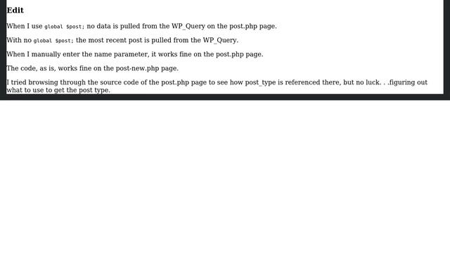 Wordpress: get_post_type on post.php (2 Solutions!!) смотреть онлайн