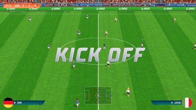 Super Soccer Blast - Germany vs Italy - Gameplay (ПК) смотреть онлайн