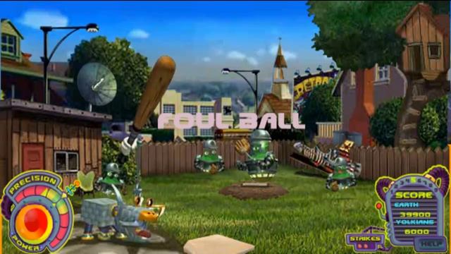 The Adventures of Jimmy Neutron Boy Genius Flash Game- Backyard Smashball смотреть онлайн