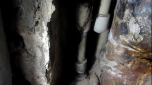 как устранить разлом канализации.Альтернативный ремонт.