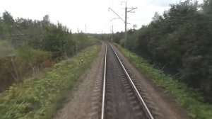 Красивейший маршрут на Карельском перешейке из кабины машиниста поезда / Train Driver`s view Kareli