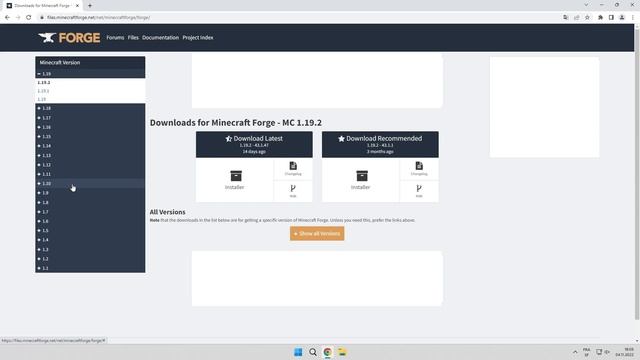 Installer FORGE (et des MODS) sur MINECRAFT смотреть онлайн