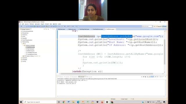 AOOP-Java Networking basics on 07 12 2020 смотреть онлайн