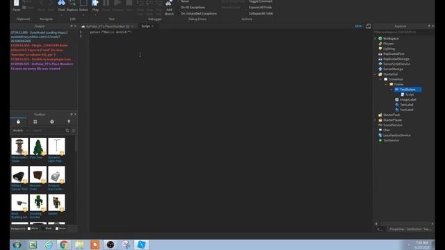 HOW TO MAKE A DONATION BUTTON IN ROBLOX STUDIO! || Roblox Studio 2020 смотреть онлайн