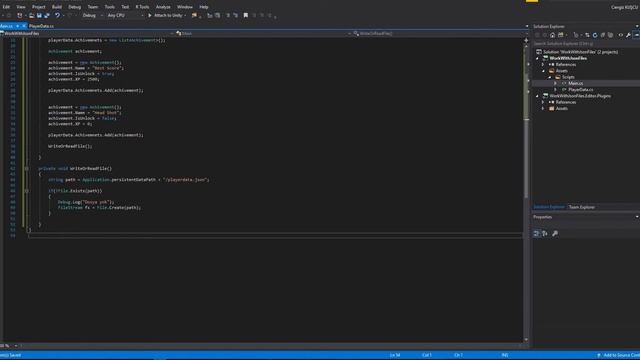 JSon dosyasından okuma kaydetme - Unity 3D Dersleri смотреть онлайн