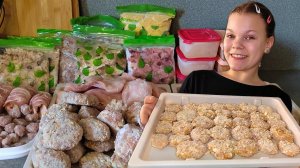 ЗАГОТОВКИ в морозилку ❤ ДОМАШНИЕ ПОЛУФАБРИКАТЫ | заполняем морозилку