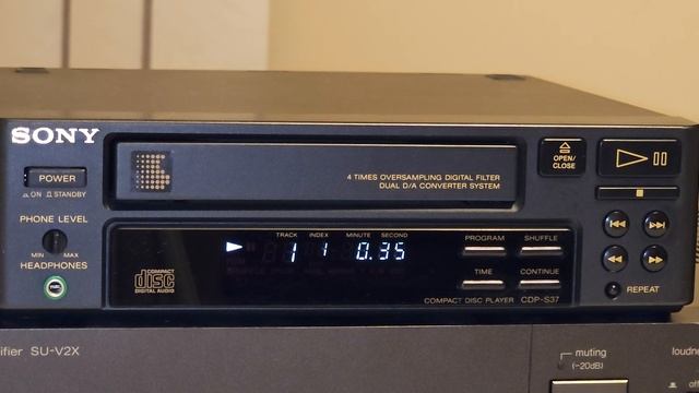 Sony Audio CD Player CDP-S37 смотреть онлайн