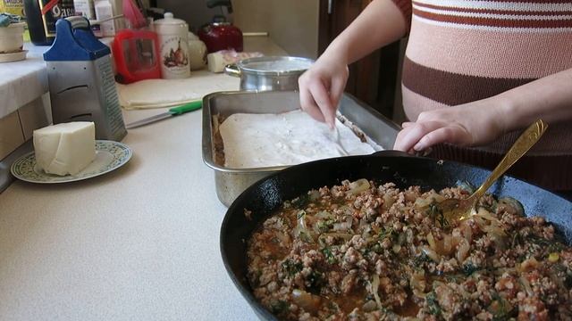 ЛАЗАНЬЯ с фаршем из лаваша / Рецепт смотреть онлайн