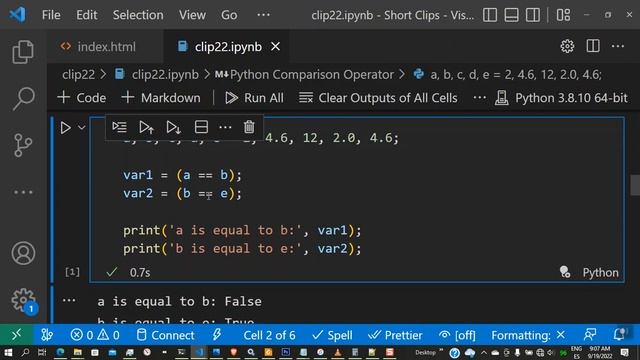 Python Comparison Operators (#22) #relationaloperators смотреть онлайн