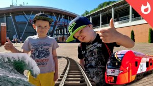 Едем на ласточке на море /Железная дорога в горах Красная поляна