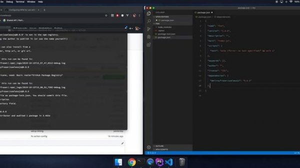 09 Install dependencies from GitHub package registry