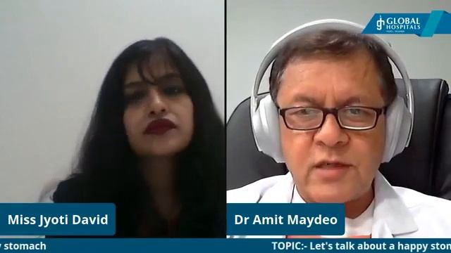 Dr Amit Maydeo Global Hospital Mumbai. Speaks about Healthy Stomach.9223858641 смотреть онлайн