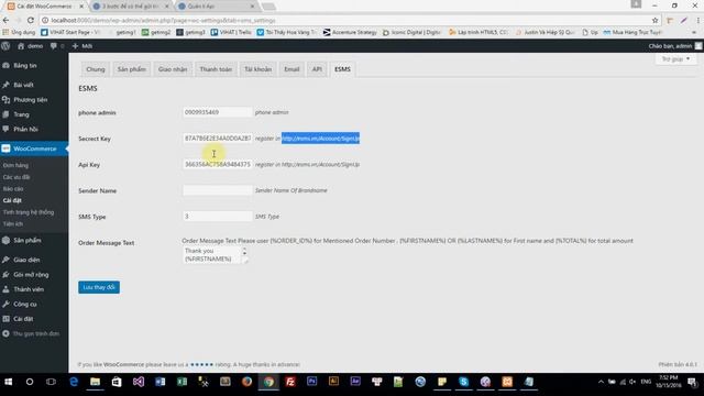 Tích hợp tin nhắn sms vào wordpress смотреть онлайн