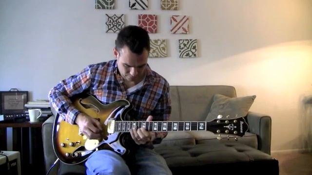 Ibanez AS153 and Gibson Classic 57 Pickups смотреть онлайн