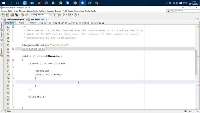 Como criar Threads para possibilitar o processamento paralelo em Java смотреть онлайн