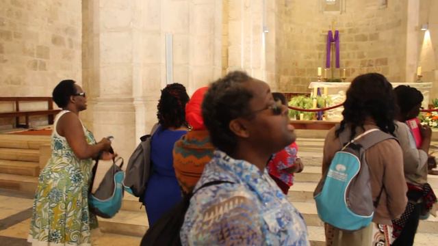 Singing in St Anne's Church, Jerusalem - Leeds Israel Advocacy Programme 2015 смотреть онлайн