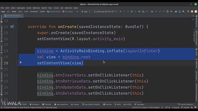 ☢️ ANDROID - ☢️ SQLite ~~ ADD, GET, UPDATE, DELETE DATA FROM DATABASE || ☢️ TUTORIAL IN KOTLIN смотреть онлайн