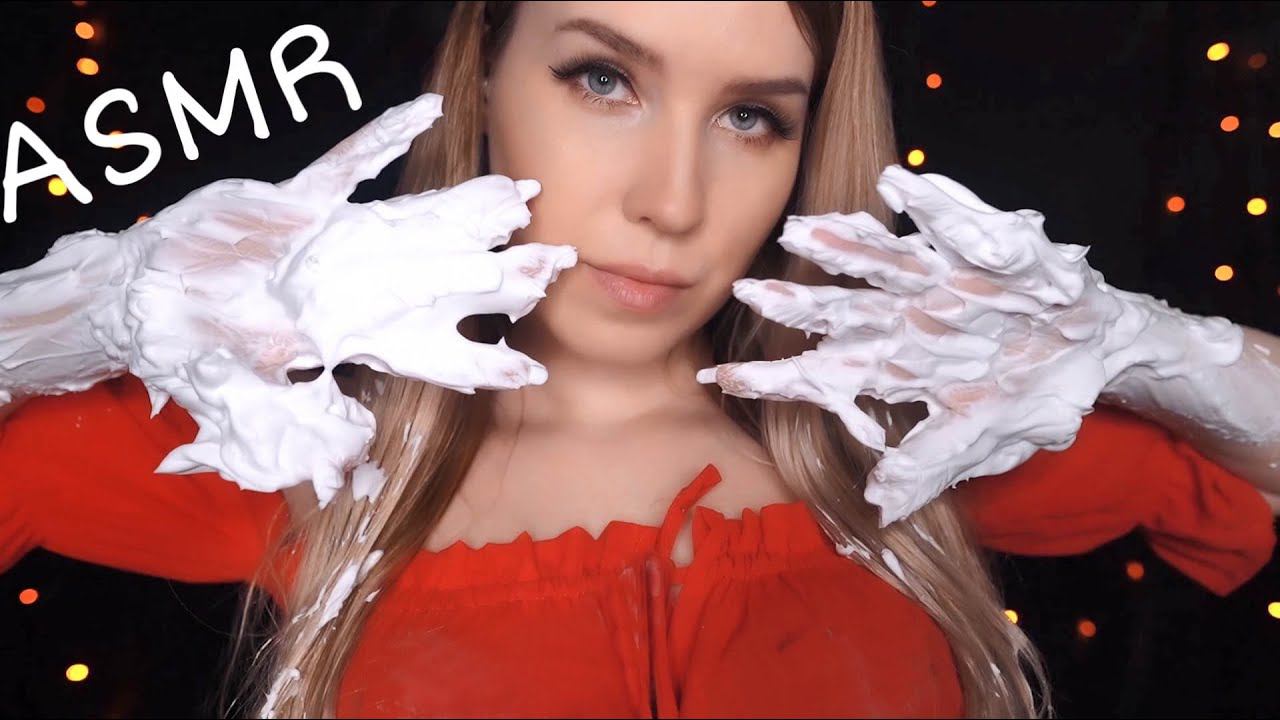 АСМР РАССЛАБЛЯЮЩИЕ ЗВУКИ РУК МАСЛА, ПЕНА, ГЕЛИ смотреть онлайн