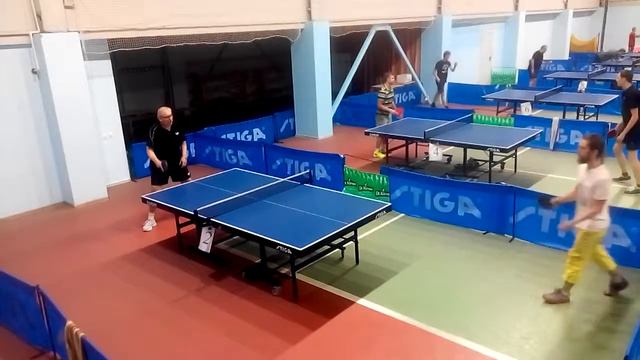 Настольный теннис в Екатеринбурге. Стариков Владимир-Истомин Вячеслав, 220917, Пингвинклуб смотреть онлайн